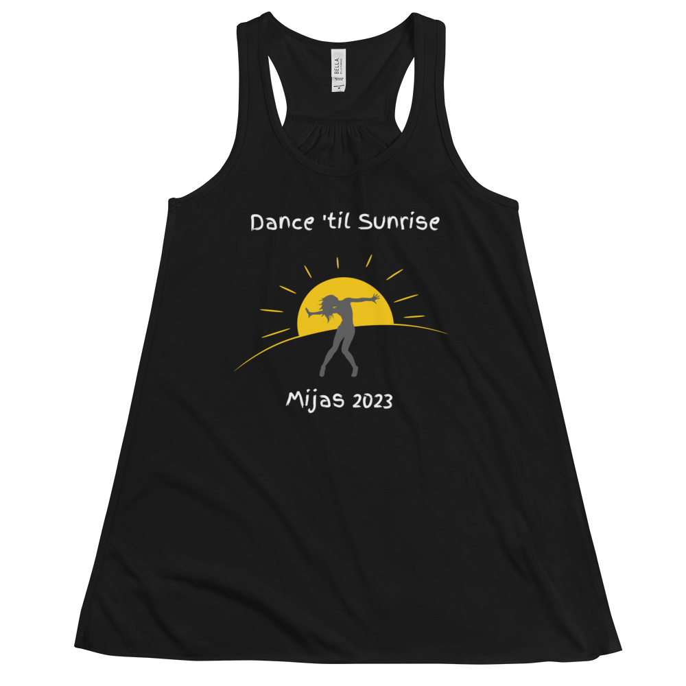 Mijas Dance til Sunrise Women's Flowy Racerback