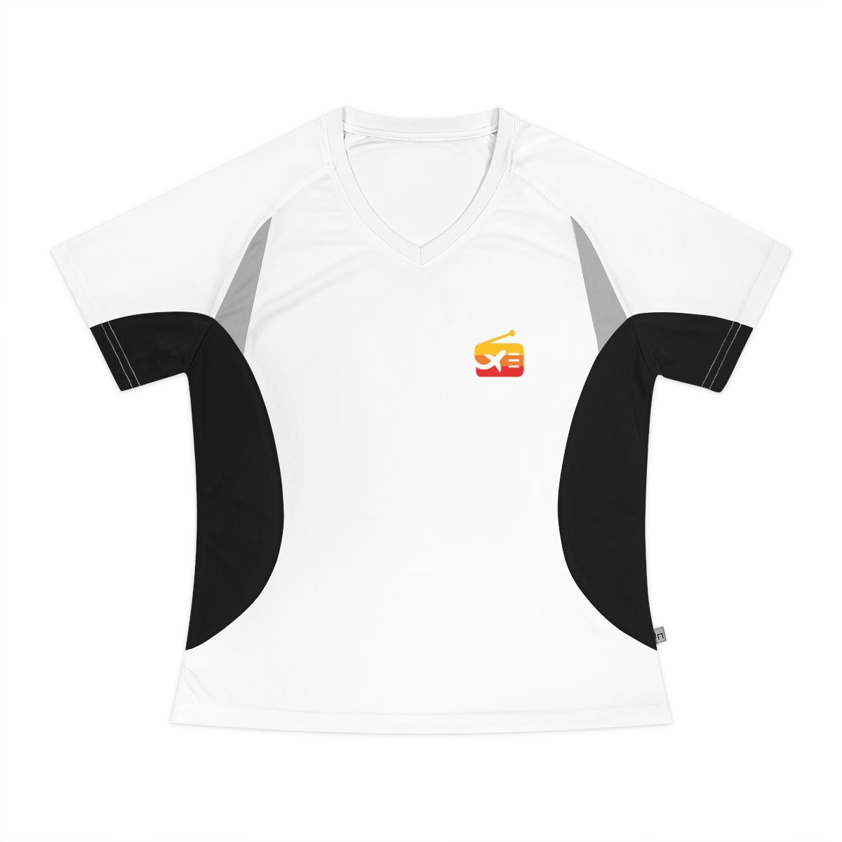 Malaga Radio Women's V-Neck Running Shirt