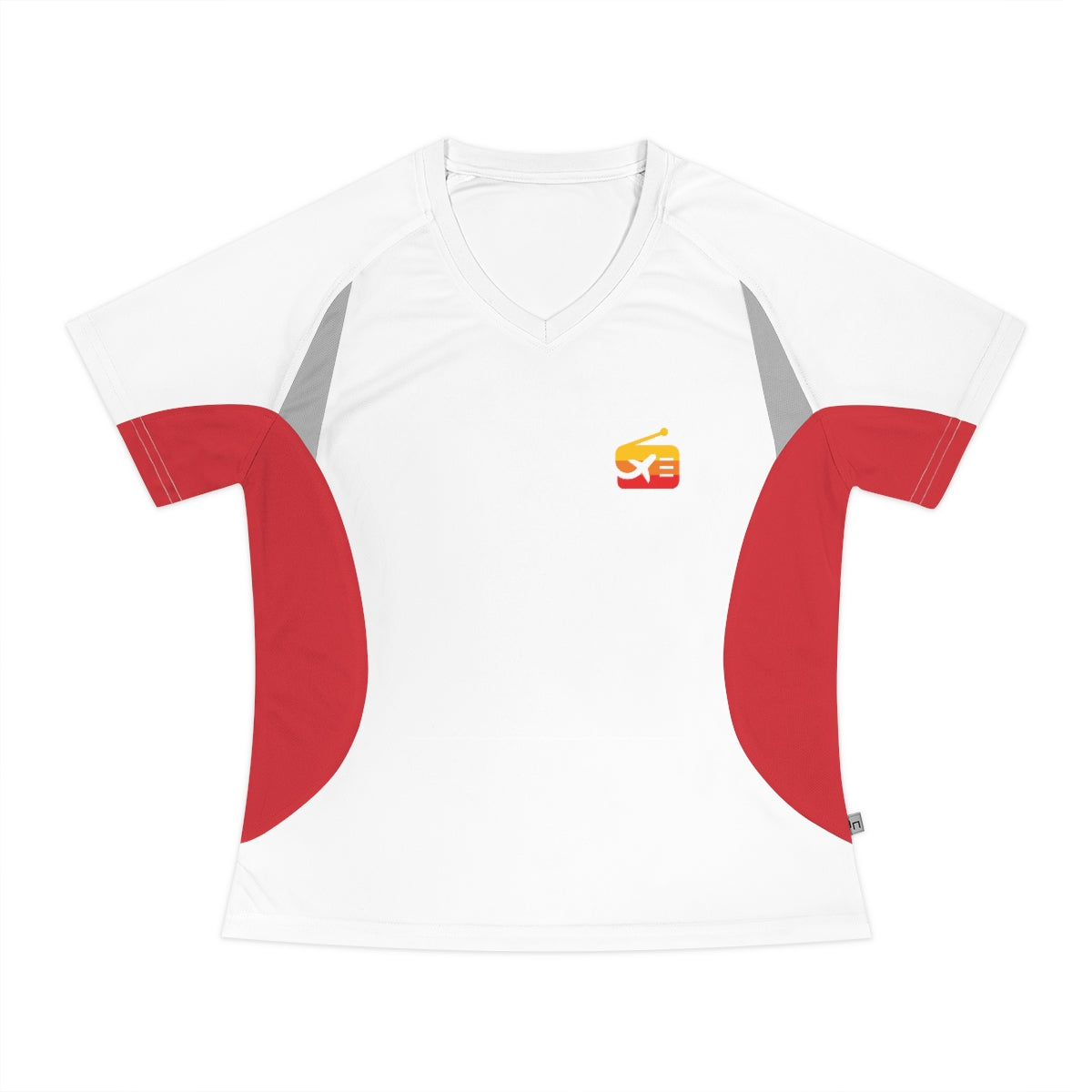 Malaga Radio Women's V-Neck Running Shirt