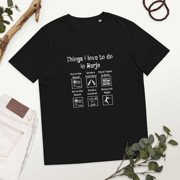 Nerja Things i Love.. Unisex cotton t-shirt