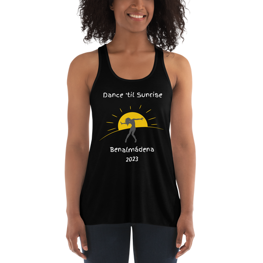 Benalmadena Sunrise Women's Flowy Racerback